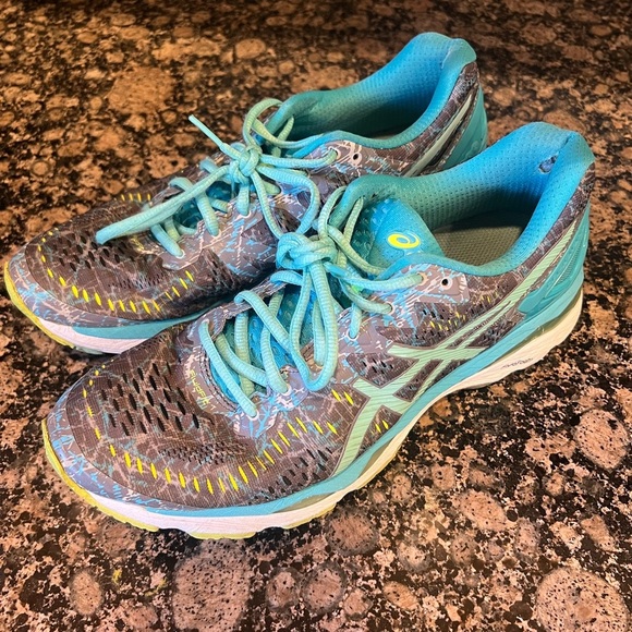 ASICS ladies dynamic duo Max fluid fit flight foam running shoe size 10 - Picture 14 of 16